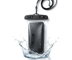 VANDENIUI ATSPARUS DĖKLAS TELEFONUI 11,7X21CM PVC Juodas GRUNDIG 1083223