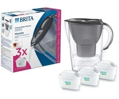 Filtravimo indas BRITA MARELLA 2.4 l, 3x MXpro filtrai, pilkas