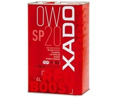 Variklio alyva XADO Atomic Oil 0W-20 SP Raudona Boost, 4L