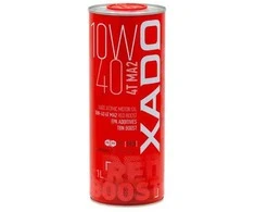 Variklio alyva XADO Atomic Oil 10W-40 4T MA2 Raudona Boost, 1L