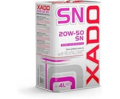 Variklio alyva XADO Atomic Oil 20W-50 SN, 4L