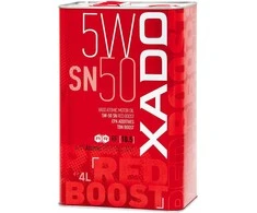 Variklio alyva XADO Atomic Oil 5W-50 SN Raudona Boost, 4L