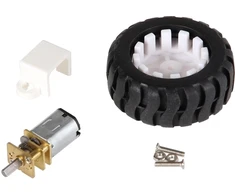Variklis 6VDC su metaline pavara ir ratuku JOY-IT