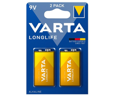 Varta Longlife 9V baterija 2vnt