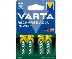 VARTA HR6 AA Recharge Accu Power 2100 mAh 56706 Įkrovimo tikslumas 4 vnt Žalia, Geltona