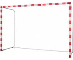 Enero Futbolo vartų tinklas 300x160x90 cm balta-raudona