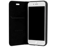 Vennus Book CARBON dėklas su rėmeliu skirtas Apple iPhone 11 Pro juodos spalvos