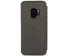 Vennus Book COTTON skirtas Apple iPhone X/XS (5,8″) dėklas telefonui juodos spalvos