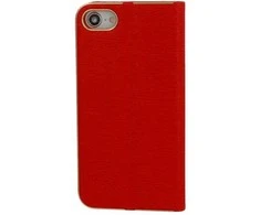 Vennus Book dėklas su rėmeliu skirtas Apple iPhone 12 Mini raudonos spalvos