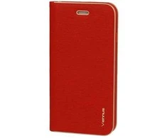 Vennus Book dėklas su rėmeliu skirtas Xiaomi Redmi 9T raudonos spalvos