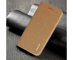 Vennus Book dėklas su rėmeliu skirtas Xiaomi Redmi Note 12 5G/Poco X5 aukso spalvos