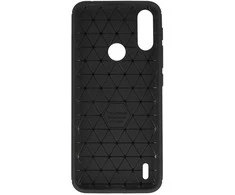 Vennus Carbon Elite dėklas skirtas Motorola E7 Power juodos spalvos
