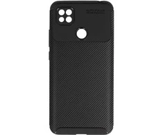 Vennus Carbon Elite dėklas skirtas Xiaomi Redmi 10A juodos spalvos