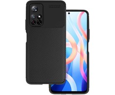 Vennus Carbon Elite dėklas skirtas Xiaomi Redmi Note 11 5G/Note 11S 5G/Poco M4 Pro 5G juodos spalvos