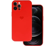 Vennus silikoninis Heart dėklas skirtas Apple iPhone 11 Pro design 1 raudonos spalvos