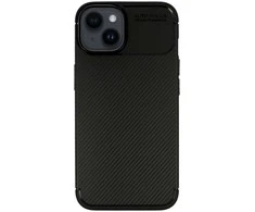 Vennus Tel Protect Carbon Elite dėklas skirtas Apple iPhone 14 juodos spalvos