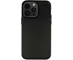 Dėklas Tel Protect Carbon Elite skirtas Apple iPhone 15 Pro Max juodos spalvos