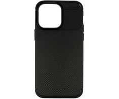 Dėklas Tel Protect Carbon Elite skirtas Apple iPhone 15 Pro Max juodos spalvos