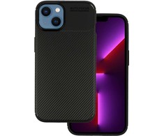 Dėklas Tel Protect Carbon Elite skirtas iPhone 13 juodos spalvos