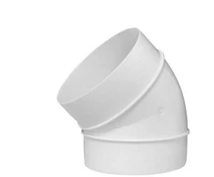 Ventiliacijos alkūnė EUROPLAST, D150 45°