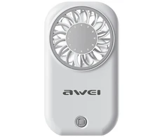 Ventiliatorius Handheld Fan AWEI F57 Baltas