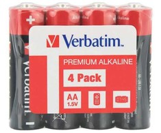 Verbatim Alkaline Baterija AA LR6 4vnt 49501