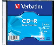 CD-R Verbatim DL 700MB (80min) 52x Extra Protection slim box