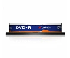 Verbatim DVD-R 4.7GB 16x AZO sidabrinis 10vnt 43523