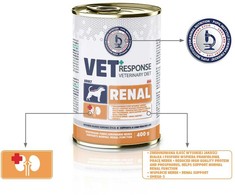 VET RESPONSE Renal – drėgnas ėdalas šunims – 400g
