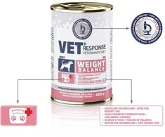 VET RESPONSE Weight balance – drėgnas ėdalas šunims – 400g