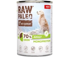 VETEXPERT Raw Paleo Elnias – drėgnas ėdalas šunims – 400g