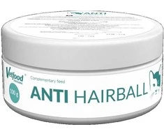 VETFOOD Aniti-Hairball – papildomas pašaras katėms – 100 g