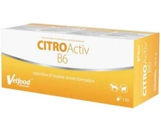 Maisto papildas - Vetfood Citro Activ B6 120vnt Be glitimo