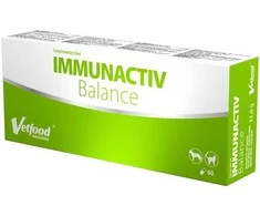 Gyvūnų papildas - Vetfood Immunactiv Balance 60vnt Be sojos Be glitimo