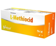 Gyvūnų papildas - Vetfood L-Methiocid 120 vnt Be glitimo Be cukraus