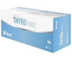 Gyvūnų papildas - Vetfood Thyro Force (120vnt, šunims su skydliaukės problemomis)