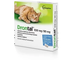 VETOQUINOL Drontal – tabletės nuo kirminų katėms