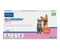 VIRBAC Allerderm Spot On - product for dogs and cats - 6x2ml
