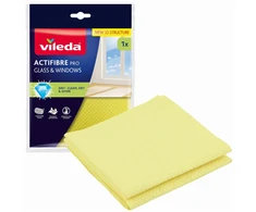 Vileda Actifibre Pro glass and window cloth, 1 piece