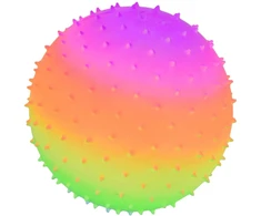 VINILINIS MASAŽINIS KAMUOLYS SU DYGLIAIS RAINBOW 23CM 90G ENERO 1078618
