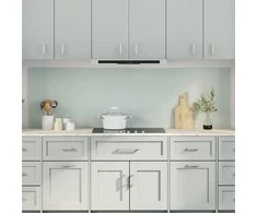 Virtuvės atbraila 2 pcs Balta 100 x 60 cm grūdintas stiklas