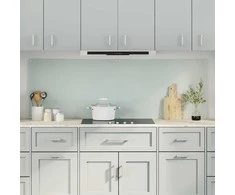 Virtuvės atbraila 2 pcs Balta 90 x 60 cm grūdintas stiklas