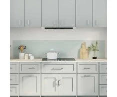 Virtuvės atbraila 2 pcs Balta 100 x 40 cm grūdintas stiklas