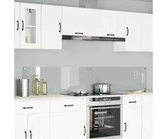 Virtuvės atbraila 2 pcs Skaidrus 110 x 40 cm grūdintas stiklas