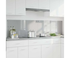Virtuvės atbraila 2 pcs Šviesiai pilka 100 x 50 cm