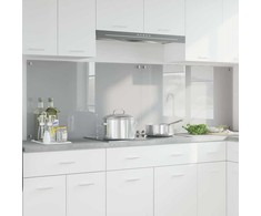 Virtuvės atbraila 2 pcs Šviesiai pilka 100 x 60 cm