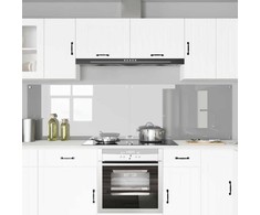 Virtuvės atbraila 2 pcs Šviesiai pilka 110 x 60 cm