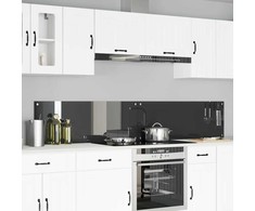 Virtuvės atbraila 2 pcs Tamsiai pilka 110 x 40 cm