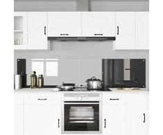 Virtuvės atbraila 2 pcs Tamsiai pilka 110 x 50 cm