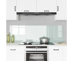 Virtuvės atbraila 2 pcs Balta 80 x 50 cm grūdintas stiklas